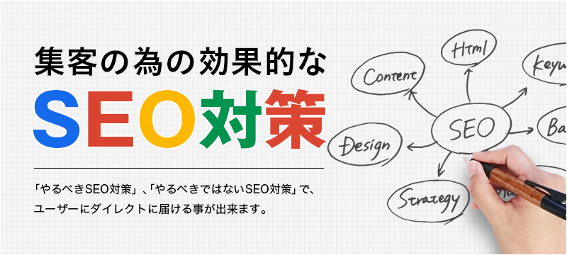 集客の為の効果的なSEO対策